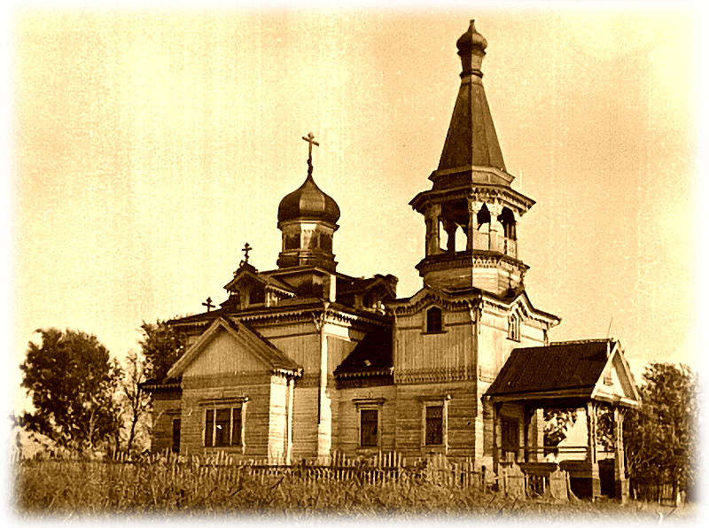 Церковь в деревне Леликово